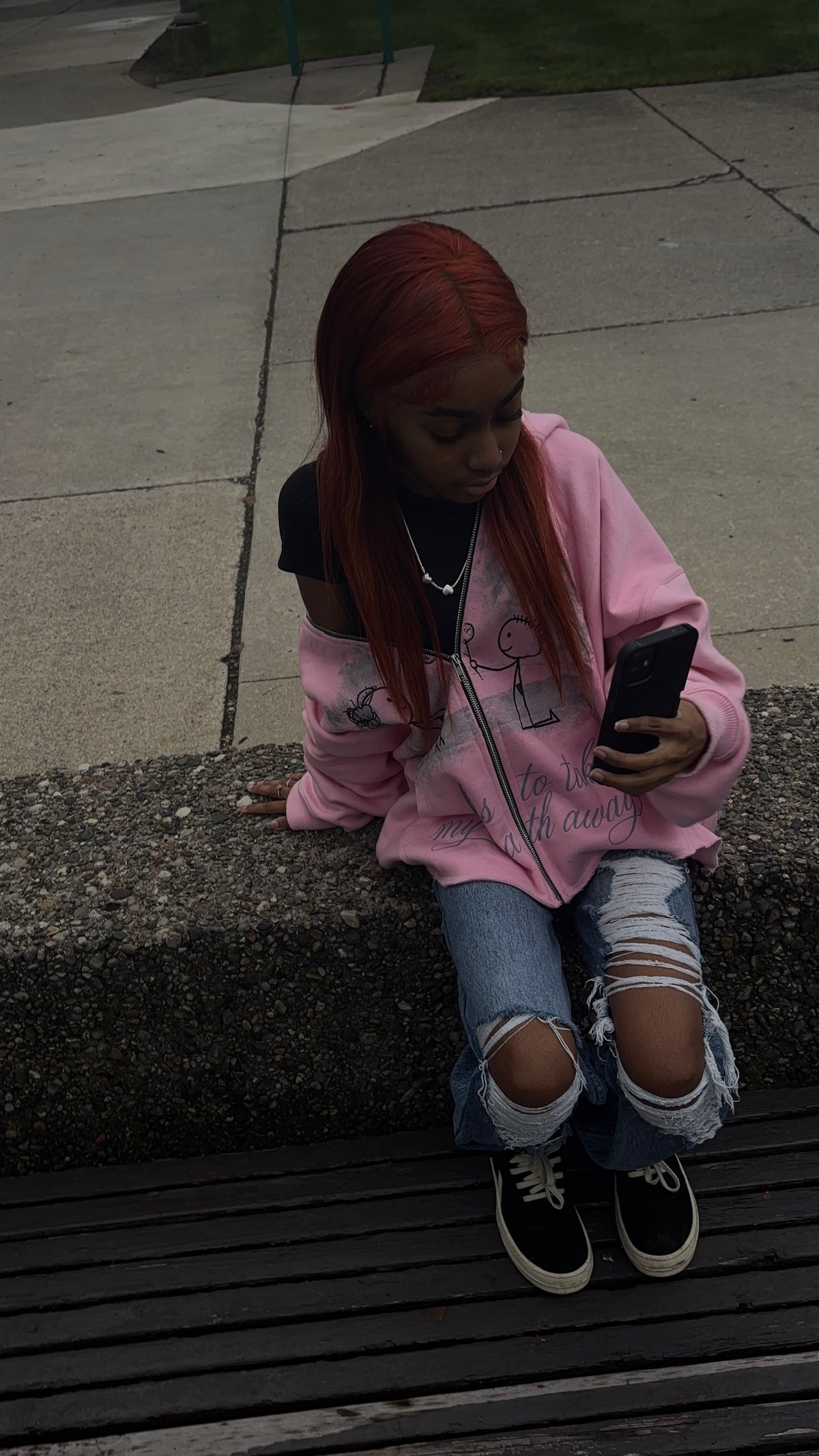Delicate Feelings Hoodie (Pink)