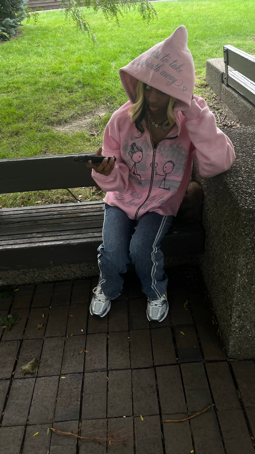 Delicate Feelings Hoodie (Pink)