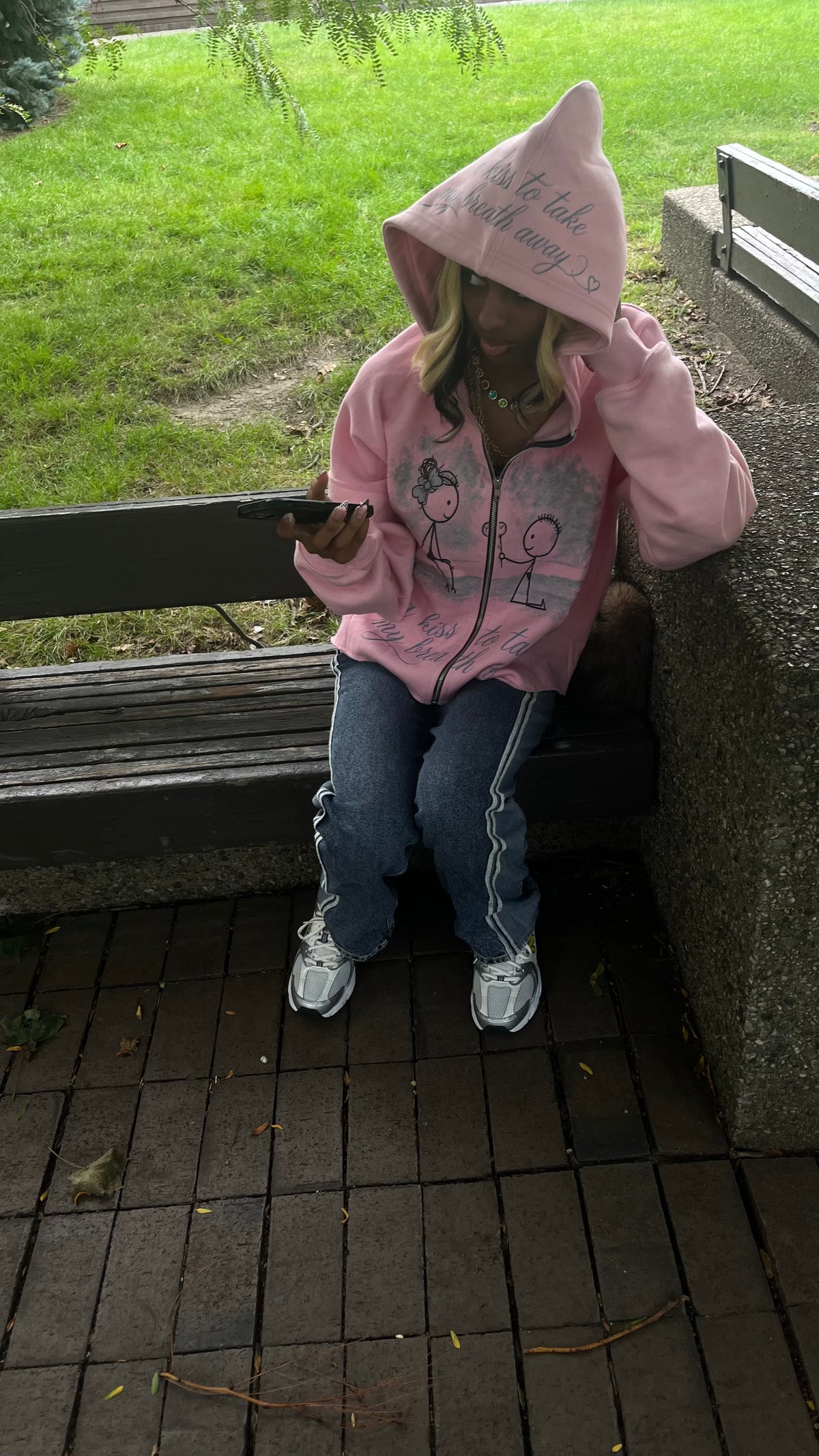 Delicate Feelings Hoodie (Pink)
