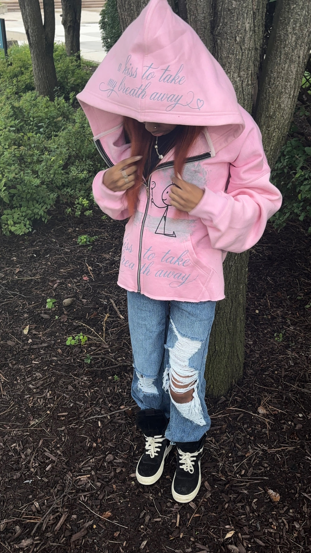 Delicate Feelings Hoodie (Pink)