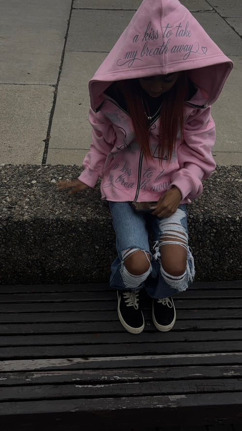 Delicate Feelings Hoodie (Pink)